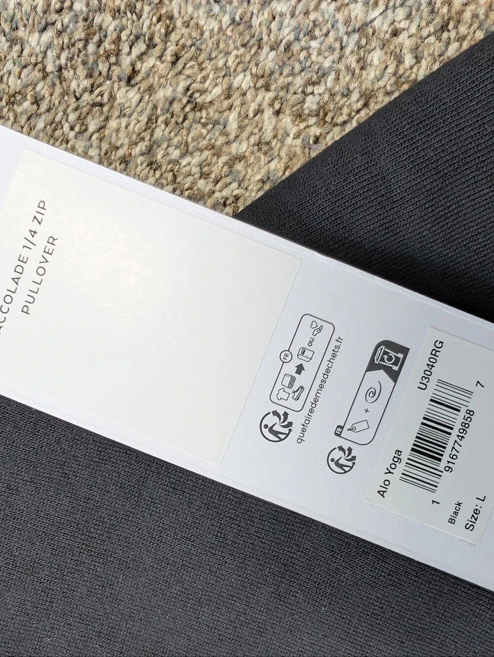 Alo Accolade 1/4 Zip Pullover